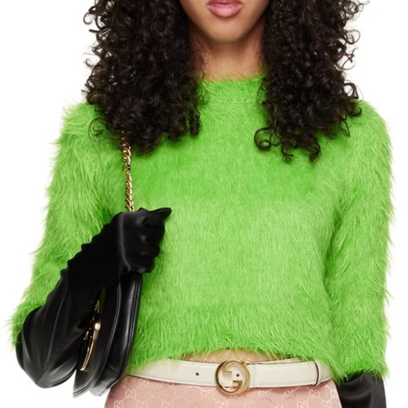 Gucci Green Crewneck Sweater - Picture 1 of 4